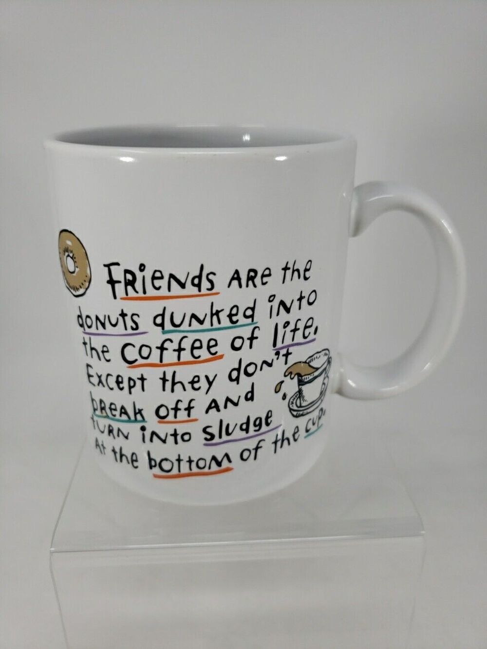 Hallmark Coffee Mug Friends Are The Donuts Dunked Into Coffee Shoebox Greetings